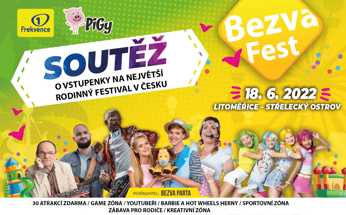 Frekvence 1 vás dostane na rodinný festival Bezva Fest!
