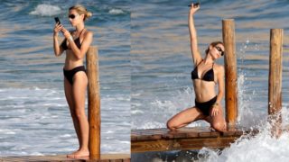 Tahle štíhlá kráska bývala mužem. Zachytili ji, jak se na&nbsp;pláži snaží o&nbsp;dokonalé selfíčko