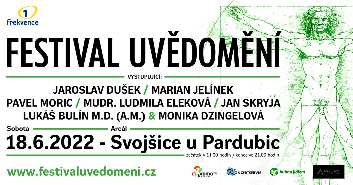 Soutěžte na Frekvenci 1 o vstupenky na Festival Uvědomění!