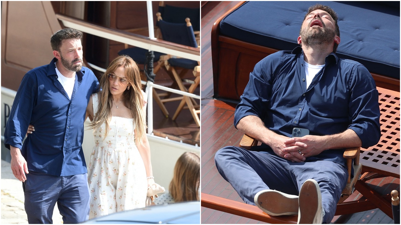 Jennifer dává Benovi dost zabrat. Během líbánek usnul na&nbsp;palubě luxusní lodě