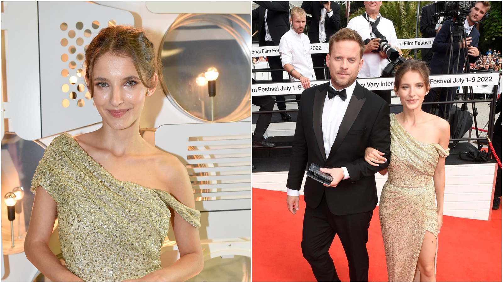 Svou lásku už chtějí ukazovat. Sara Sandeva a&nbsp;Jakub Prachař okouzlili Karlovy Vary