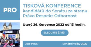 Živě: Tisková konference strany Právo Respekt Odbornost