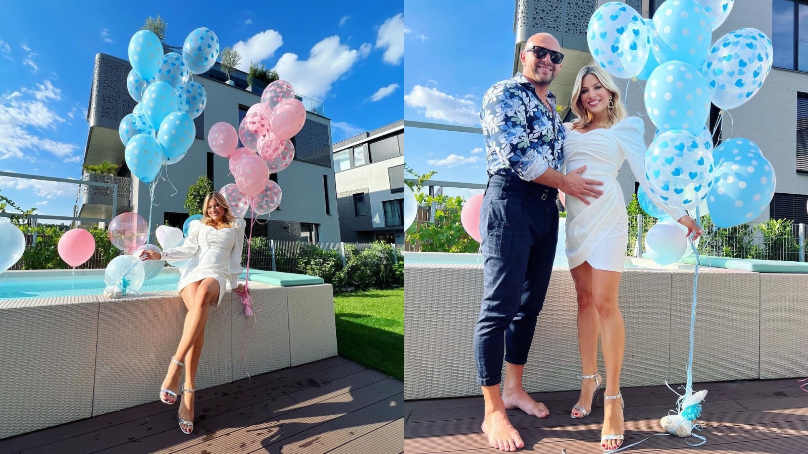 Moderátorka Eva Perkausová nakupuje modrou. Pod srdcem nosí kluka