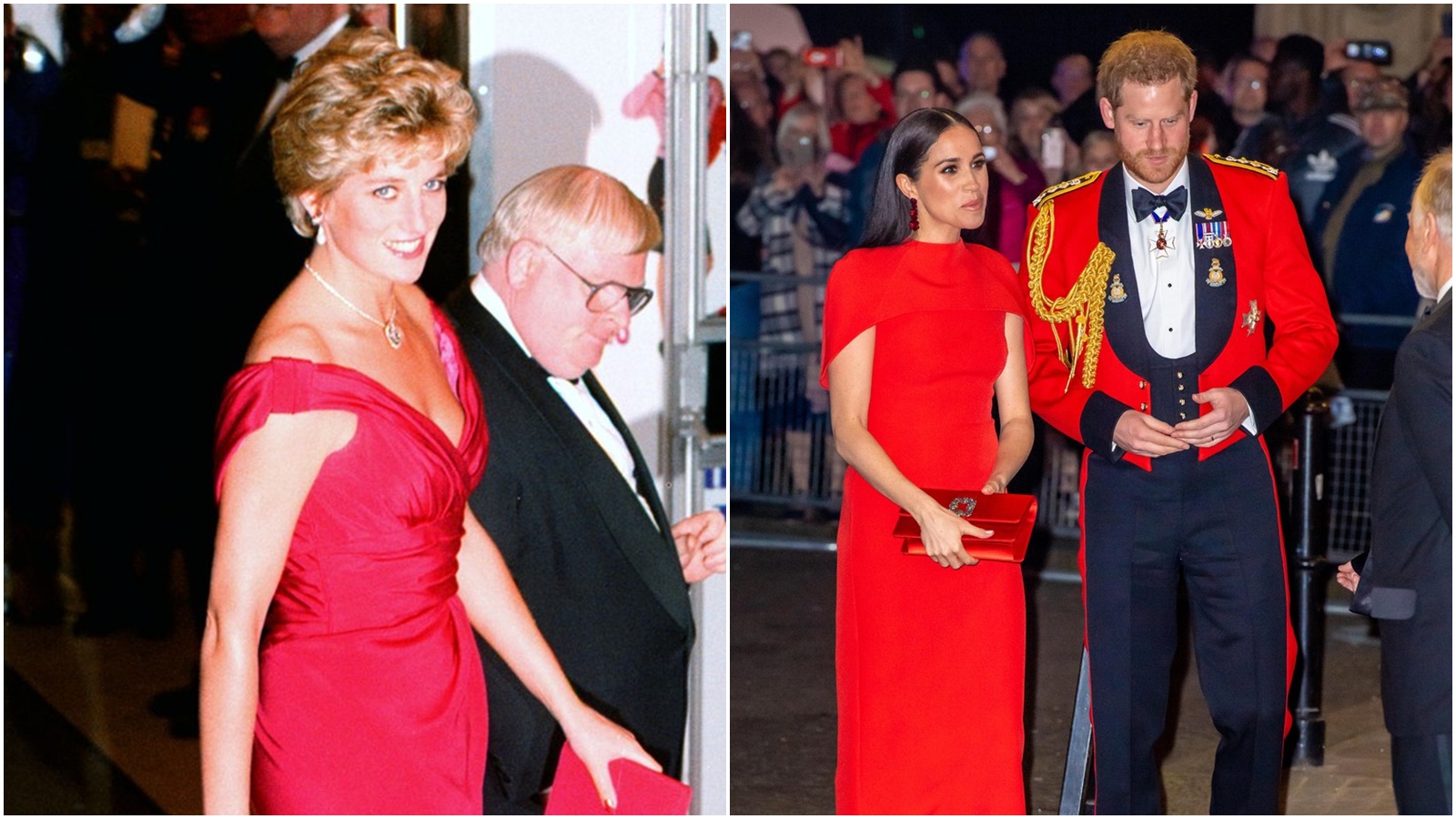 Meghan nebo Diana? Vévodkyně se často inspiruje šaty princezny lidských srdcí
