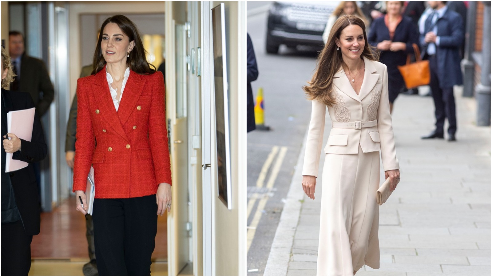 Módní podzim podle princezny Kate. Oblíbila si výrazné barvy i něžné detaily