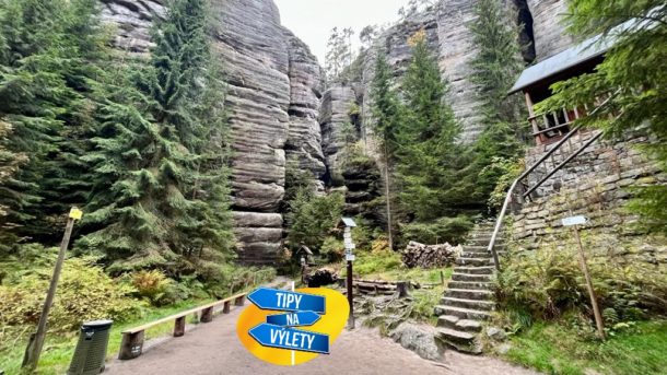 Teplické skalní město nabízí klaustrofobii, která ale stojí za to! 70 metrů vysoké skály vám vyrazí dech