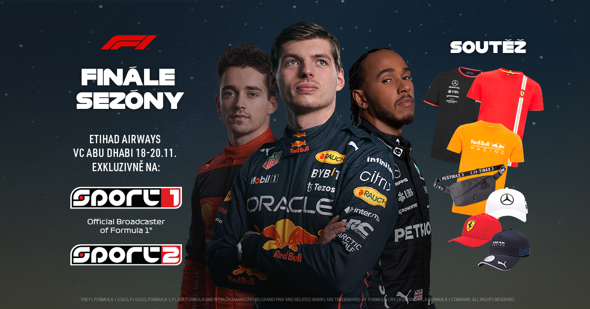 Finále se blíží! Dokažte, že jste věrnými fanoušky F1, a hrajte o značkové oblečení soutěžních týmů