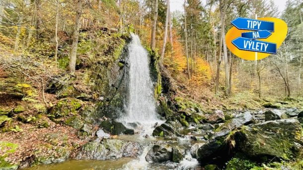 Stropnický vodopád v Terčině údolí si nejvíc užijete v zimě. Tehdy se mění na ledopád