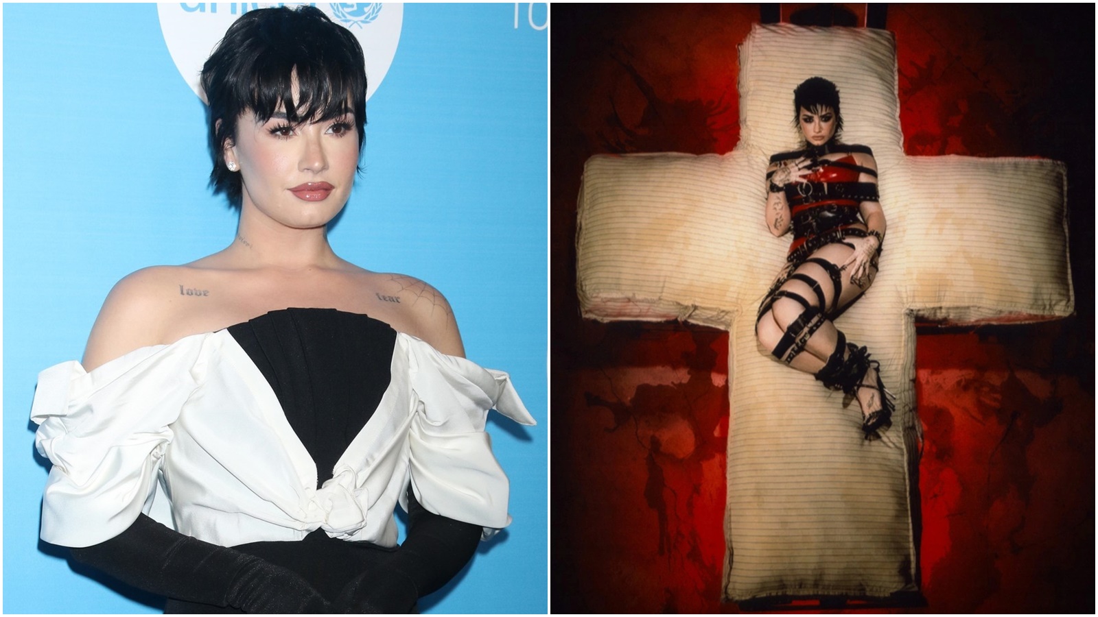 Británie zakázala plakát k novému albu Demi Lovato. Podle úřadu pro reklamu uráží křesťany