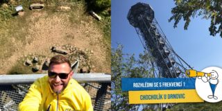 Masivní rozhledna stojí na&nbsp;kopci s&nbsp;rozkošným názvem Chocholík