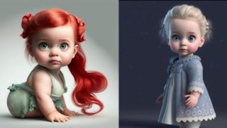 Podívejte se, jak vypadaly Disney princezny jako batolátka