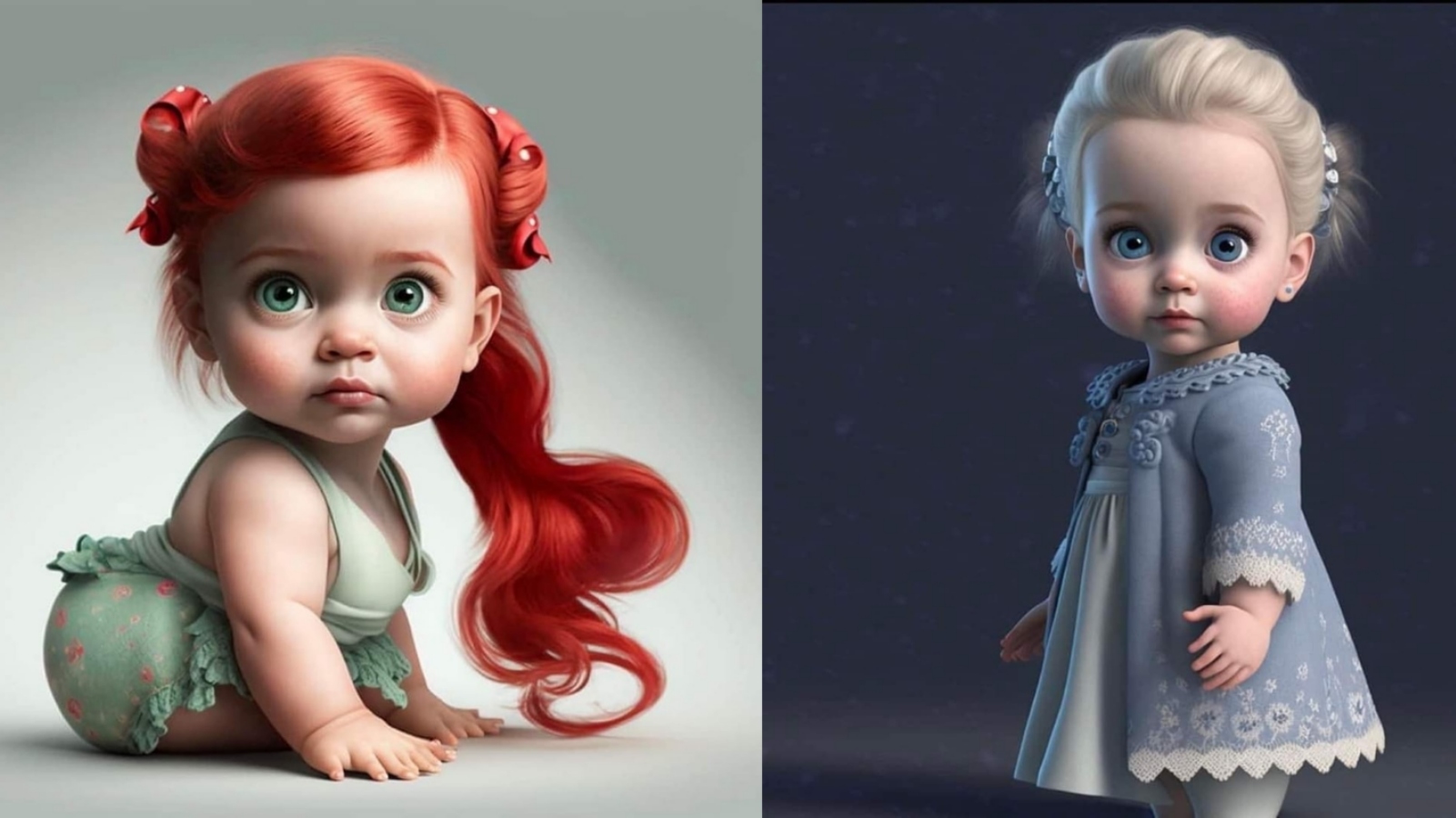 Podívejte se, jak vypadaly Disney princezny jako batolátka