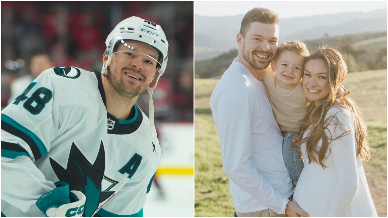 Hokejista Tomáš Hertl je podruhé otcem. Manželka mu porodila syna Thea