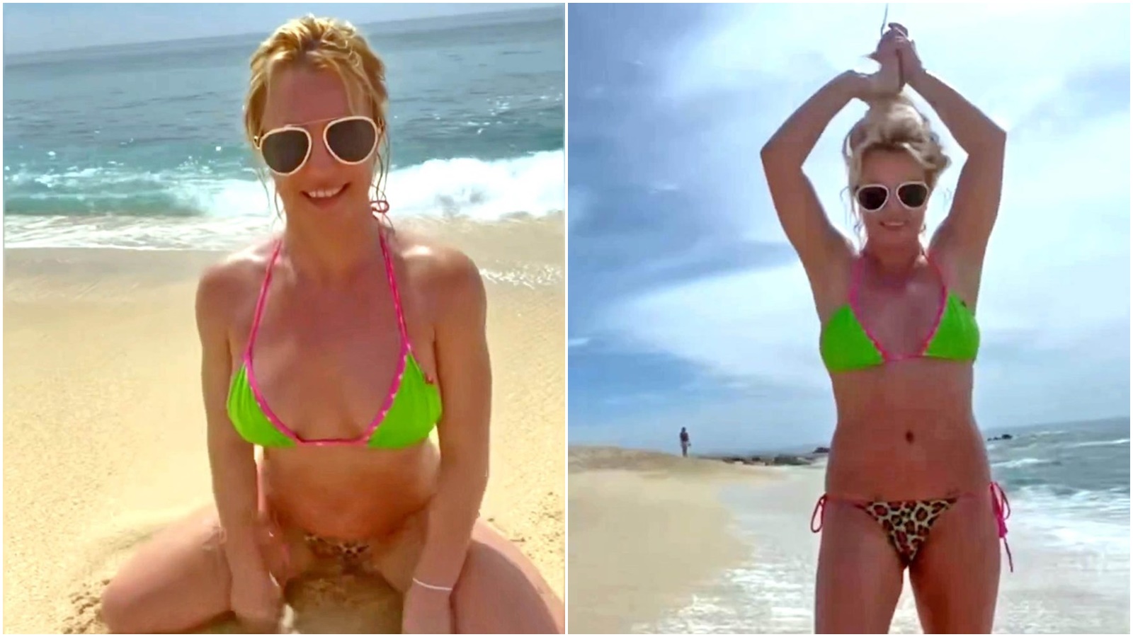 Britney si užívá dovolenou. Pochlubila se pikantními záběry z pláže