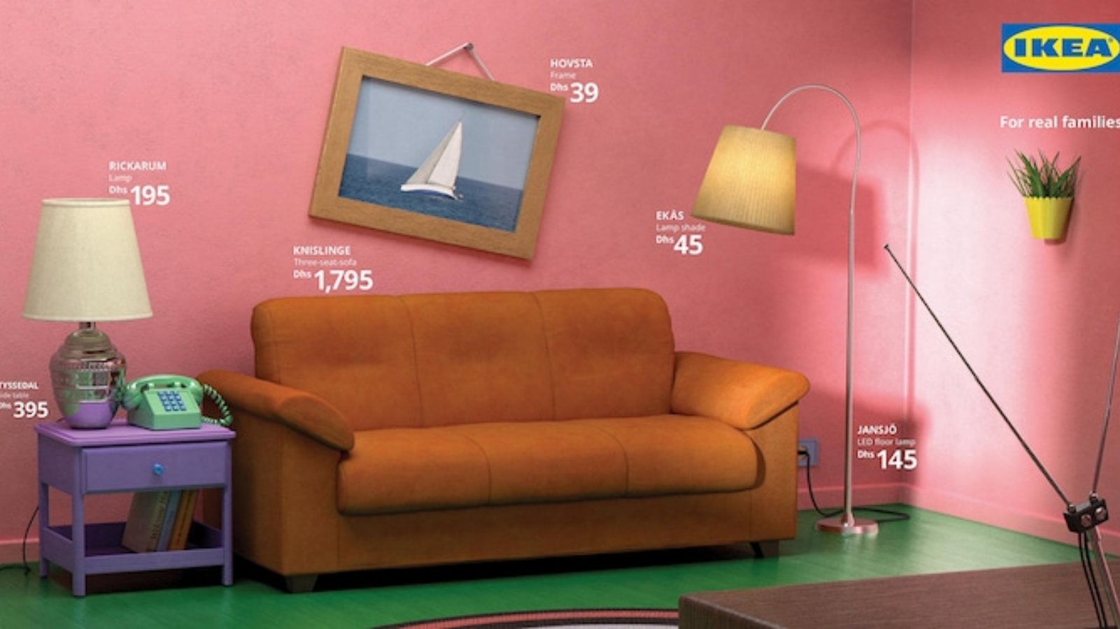 Chcete bydlet u&nbsp;Simpsonových nebo u&nbsp;Moniky v&nbsp;Přátelích? IKEA vytvořila slavné seriálové pokoje pomocí svých produktů