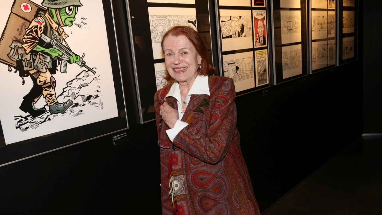 Miluje a&nbsp;maluje! Iva Janžurová zbožňuje Zeleného Raoula a&nbsp;sama komiksy tvoří