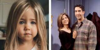 Hvězdy sitcomu Přátelé se za pomocí umělé inteligence proměnily v&nbsp;rozkošná batolata