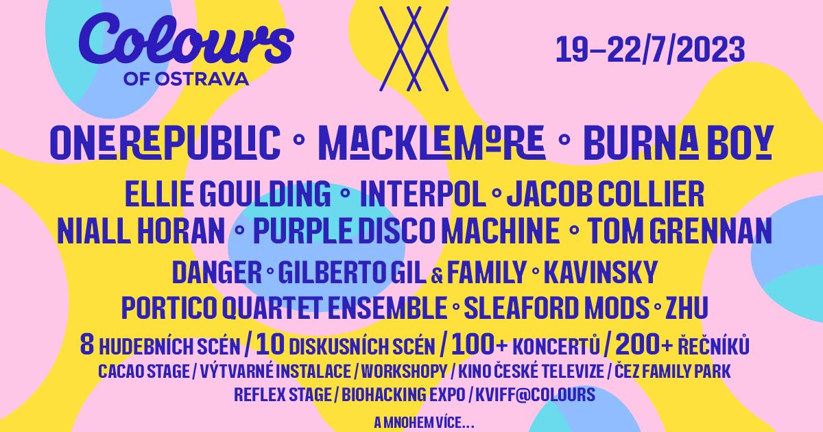 Soutěžte na Frekvenci 1 a vezměte celou rodinu na festival Colours of Ostrava!