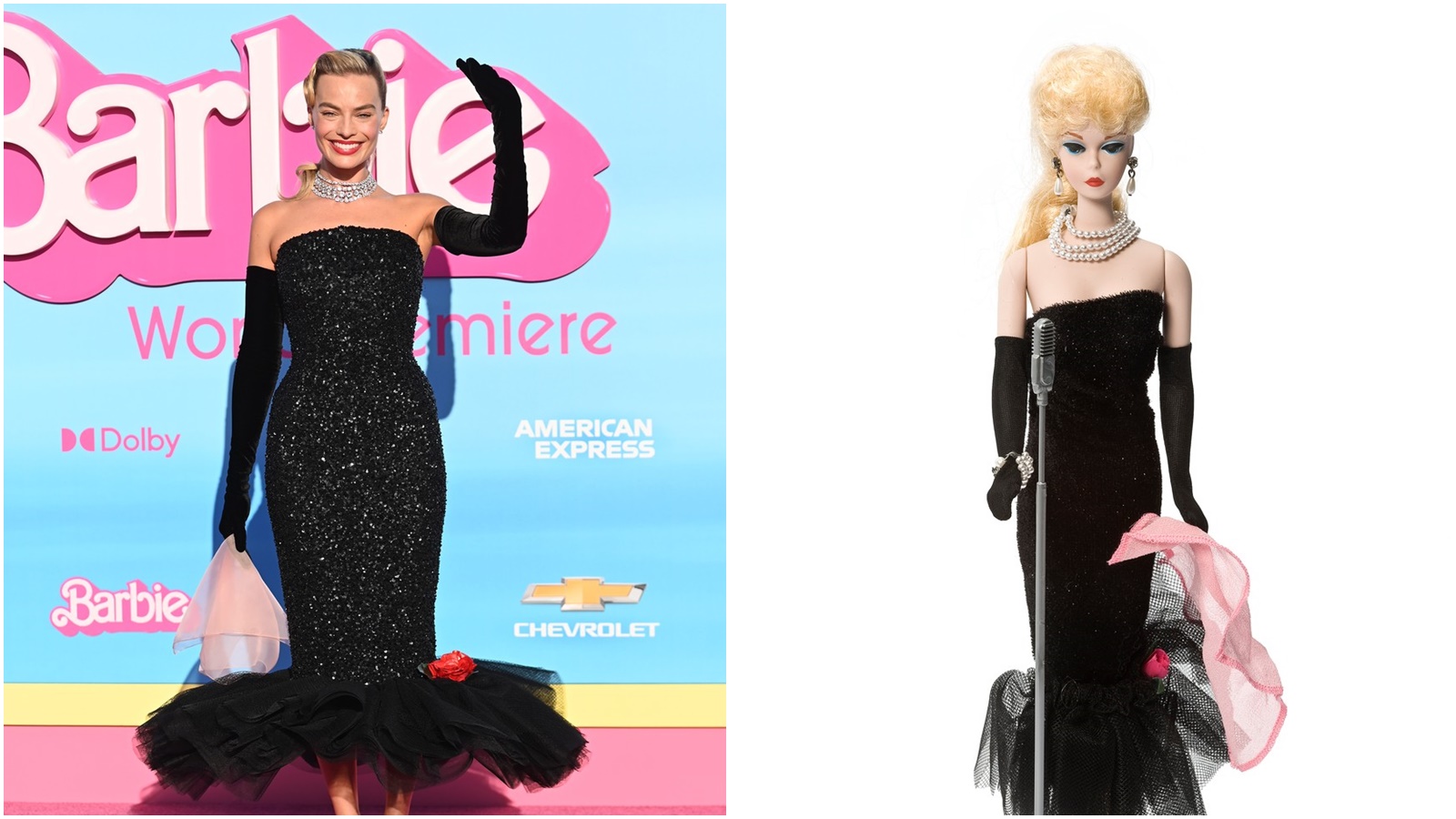 Barbie má za sebou premiéru v&nbsp;LA. Margot Robbie se předvedla jako ikonická panenka z&nbsp;šedesátých let