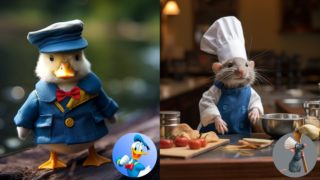 Umělá inteligence ukázala, jak by animovaná zvířátka z&nbsp;pohádek vypadala, kdyby byla skutečná