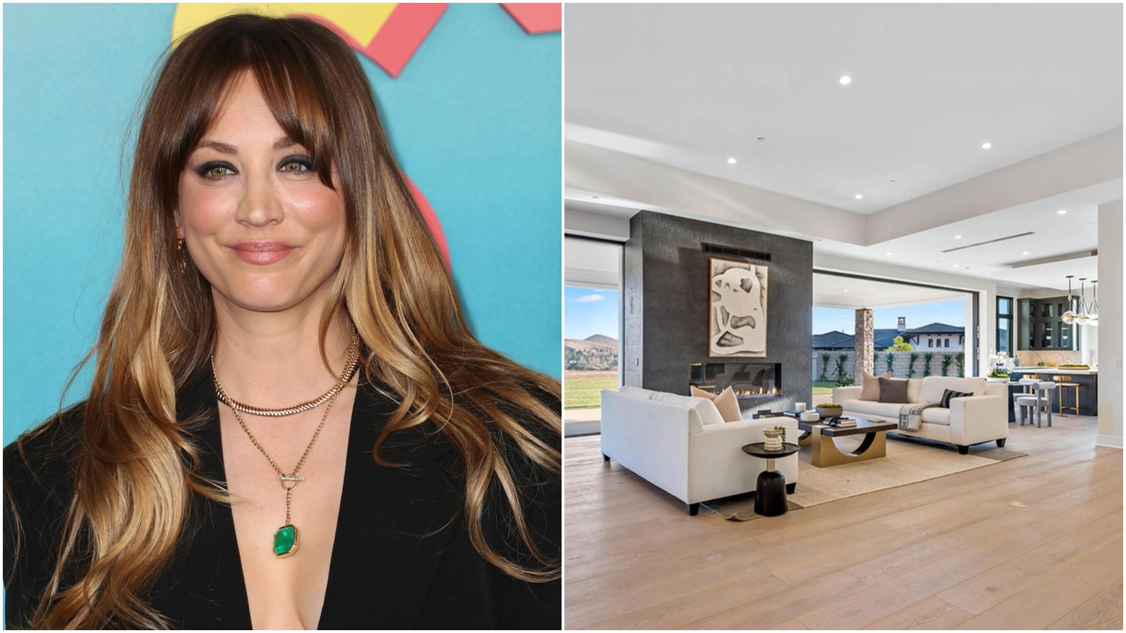 Skleněná podlaha i&nbsp;vinný sklípek. Herečka Kaley Cuoco si pořídila luxusní dům snů