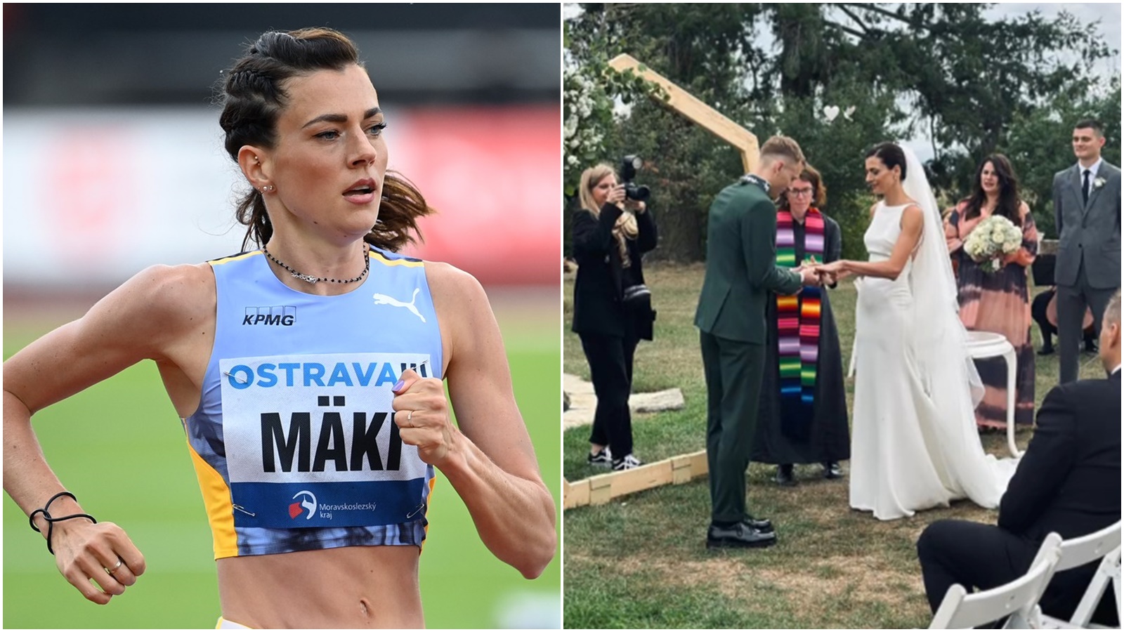 Běžkyně Kristiina Mäki se vdala. Za manžela si vzala českého atleta Filipa Sasínka