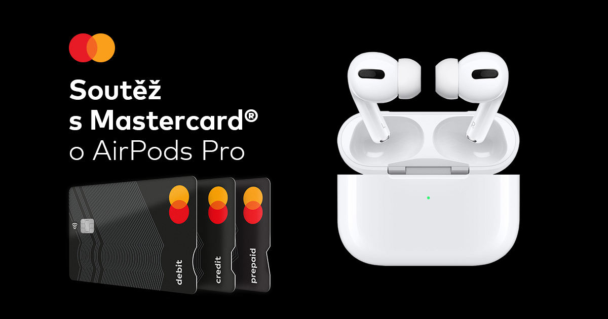 Soutěžte s&nbsp;Mastercard Touch Card a&nbsp;vyhrajte sluchátka Apple AirPods Pro!
