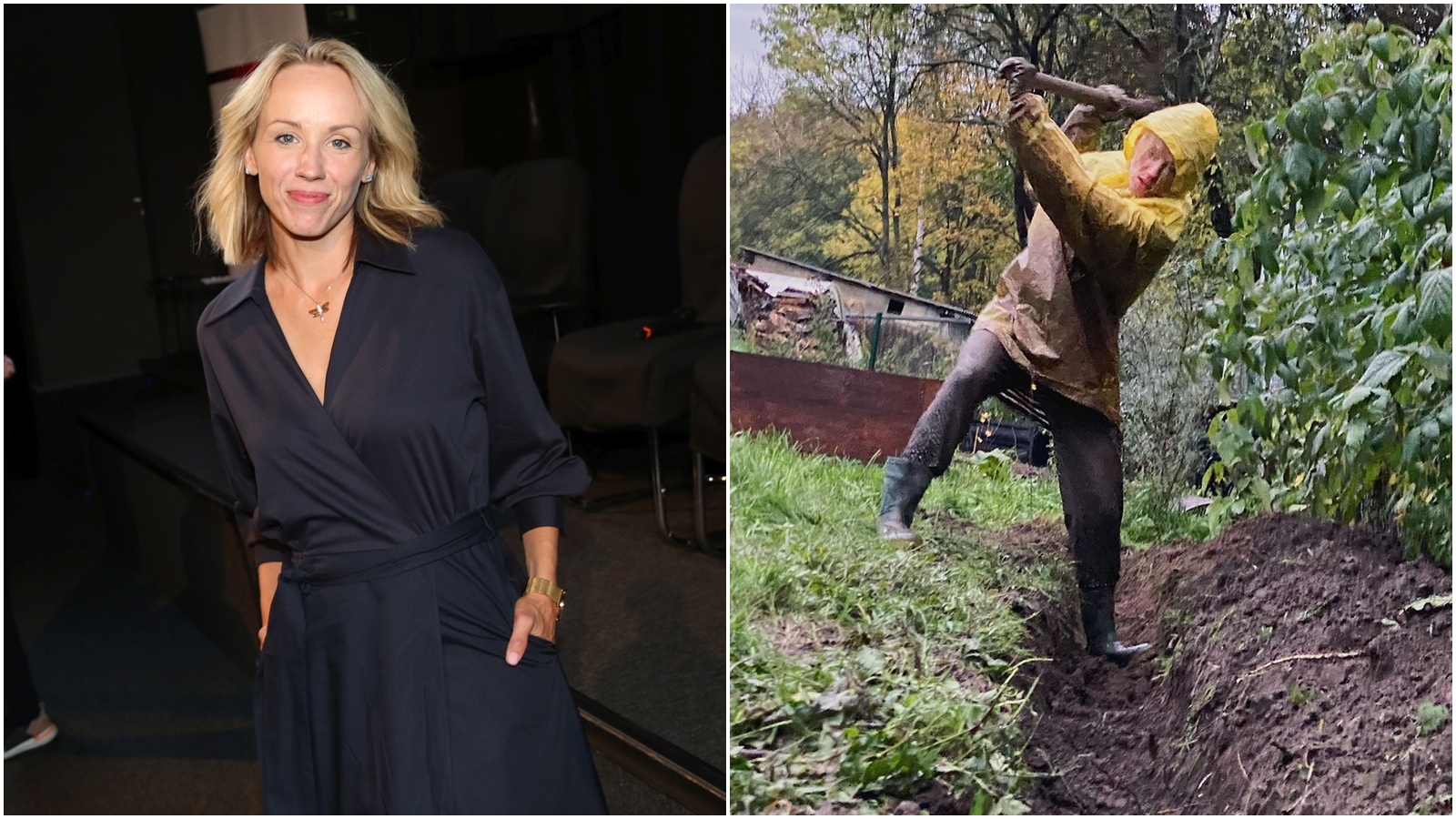 Z něžné herečky drsnou zahradnicí. Petra Hřebíčková se těžké práce rozhodně nebojí