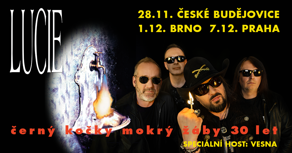 Soutěžte na&nbsp;Frekvenci 1 o&nbsp;vstupenky na&nbsp;koncert kapely Lucie v&nbsp;02 areně!