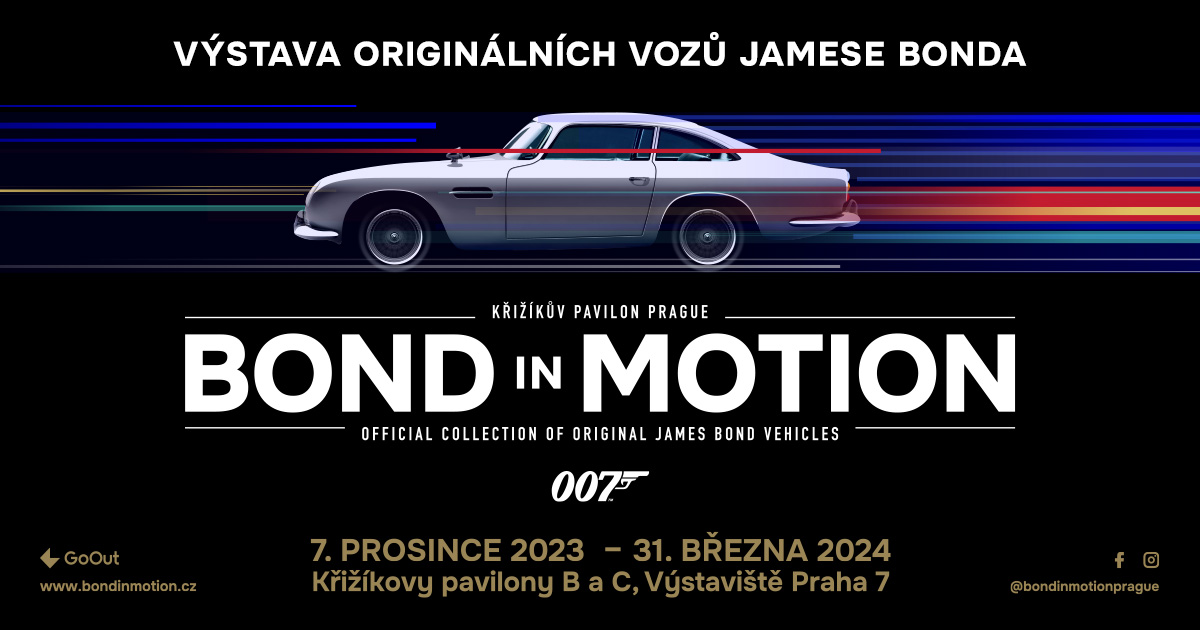 Soutěžte na Frekvenci 1 o rodinné vstupenky na výstavu Bond in Motion!