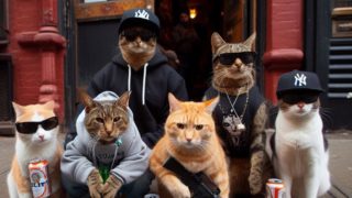 GALERIE: Jak by vypadaly kočičí gangy? Mrkněte se na&nbsp;tyhle fotky a&nbsp;uvidíte sami!