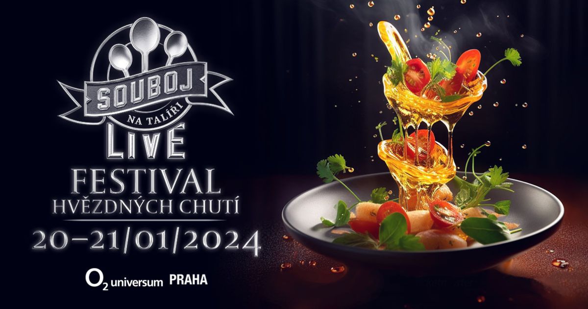 Vyhrajte vstupenky na&nbsp;Souboj na&nbsp;talíři LIVE – Festival hvězdných chutí!