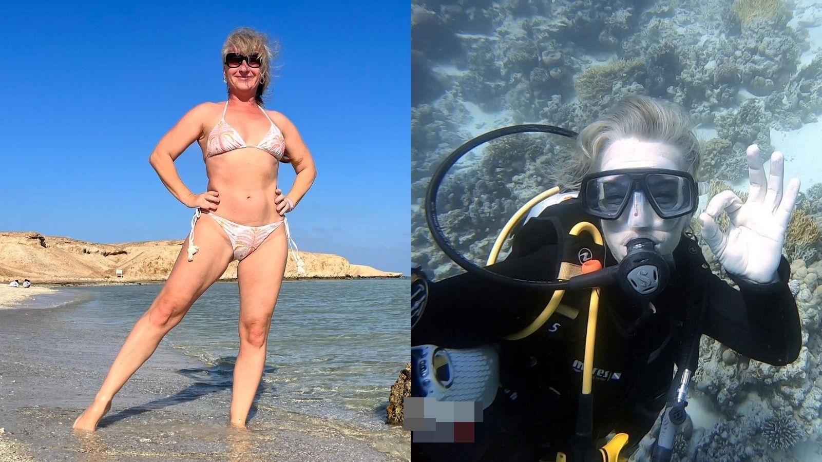 Sandra Pogodová si užívá cestovatelské dobrodružství. V plavkách vypadá skoro v padesáti luxusně