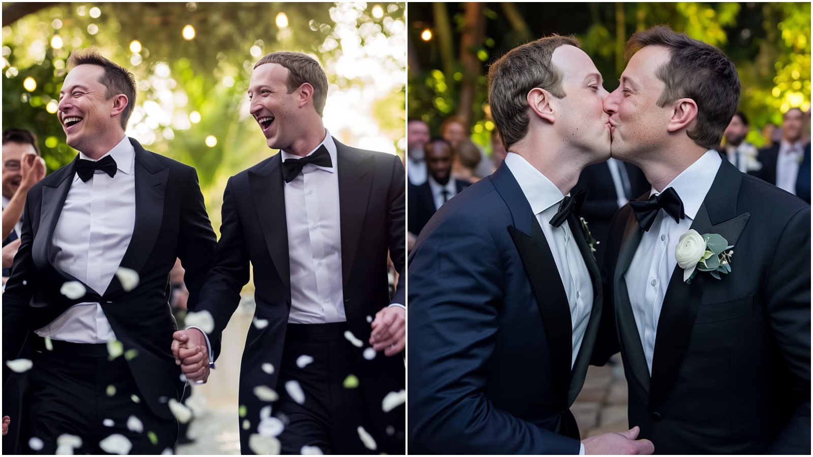 Musk a Zuckerberg se tajně vzali. Naštěstí jen virtuálně