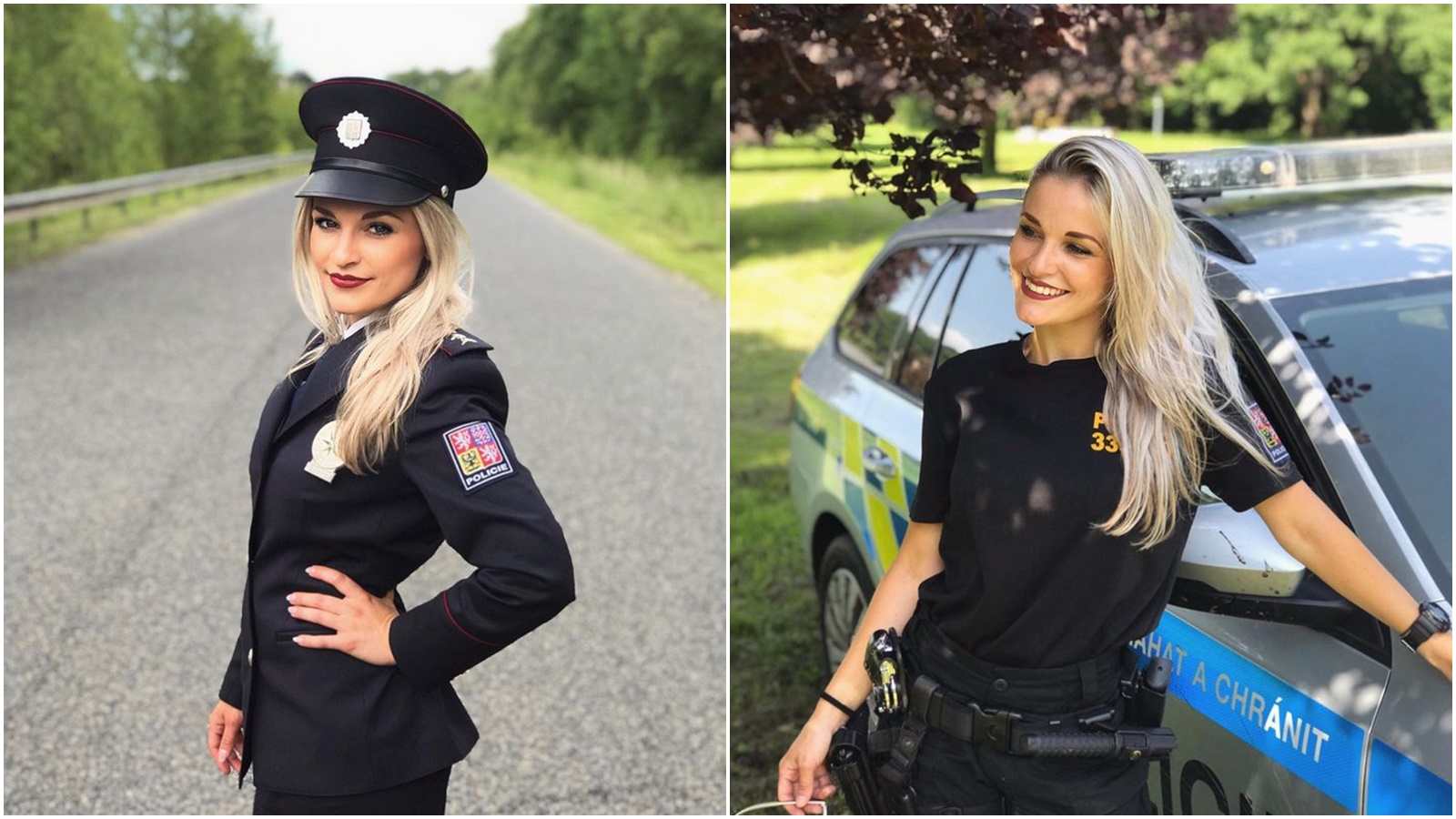 Takhle vypadá nejkrásnější česká policistka. Chtěli byste se od ní nechat zatknout?