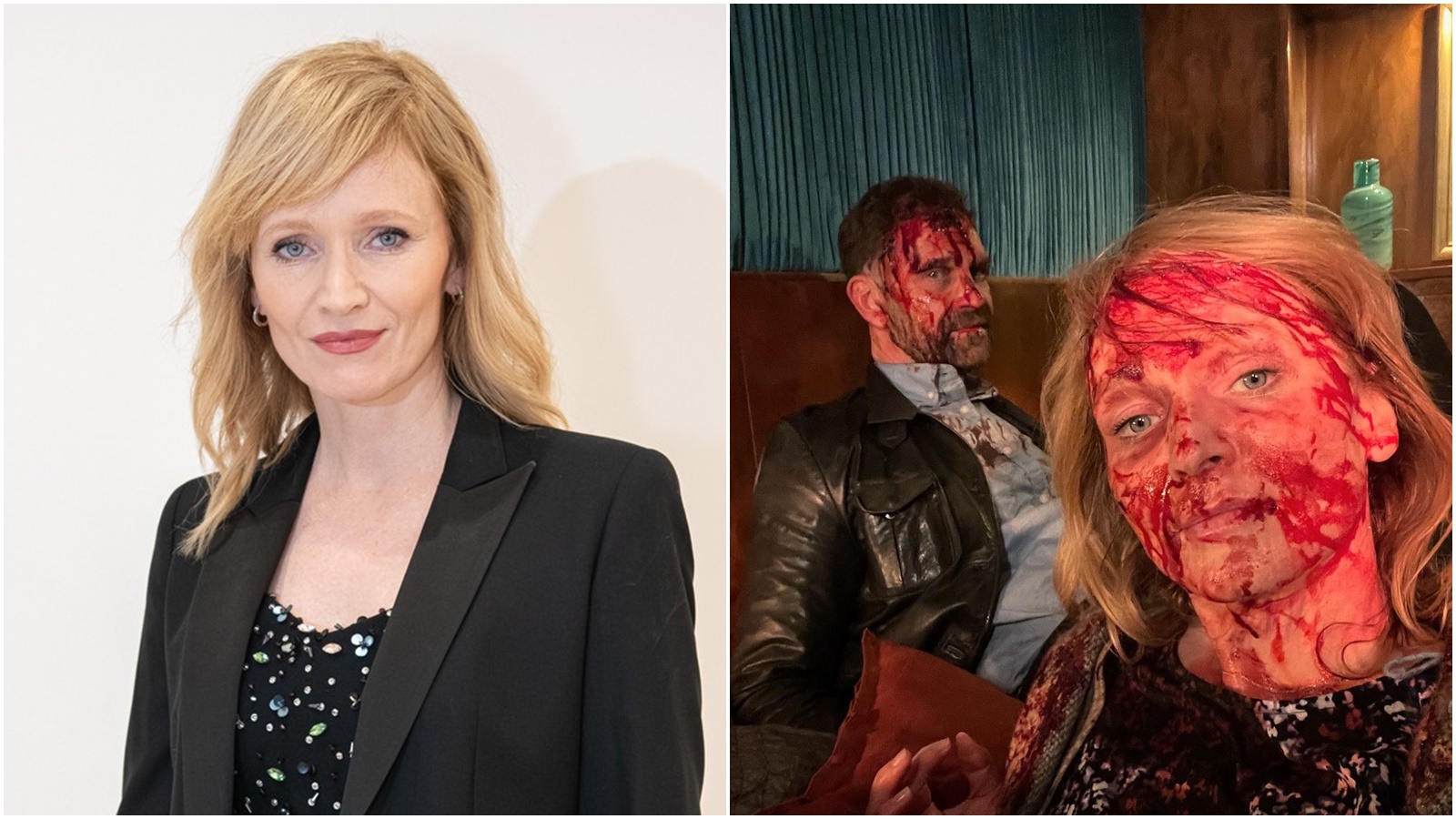 Anna Geislerová šokovala fanoušky fotografií od krve. Naštěstí se jednalo jen o&nbsp;pozvánku na&nbsp;nový thriller