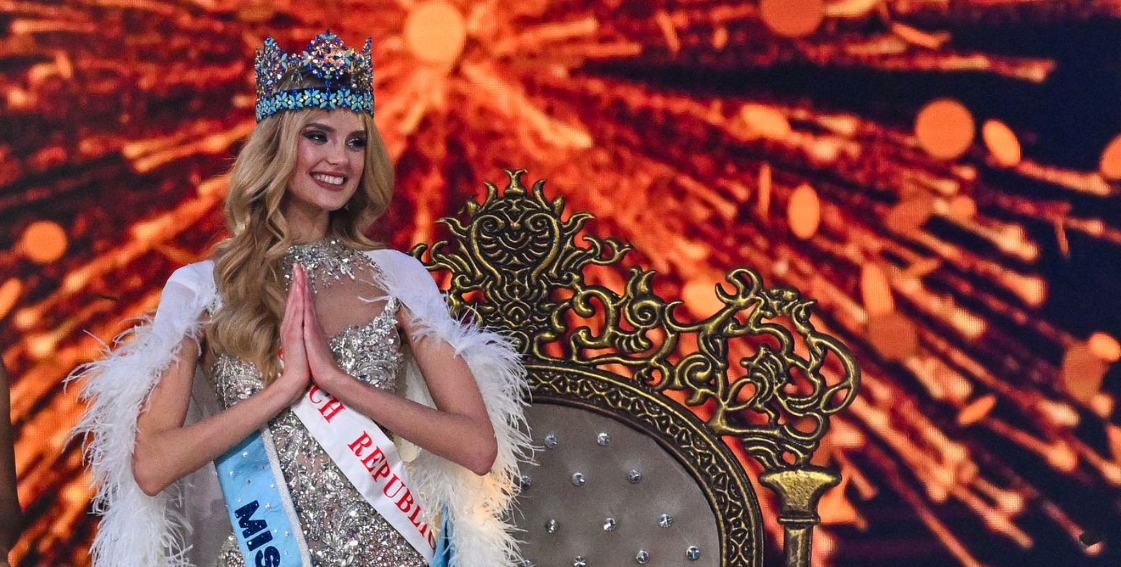 Češka Krystyna Pyszková zvítězila v soutěži Miss World