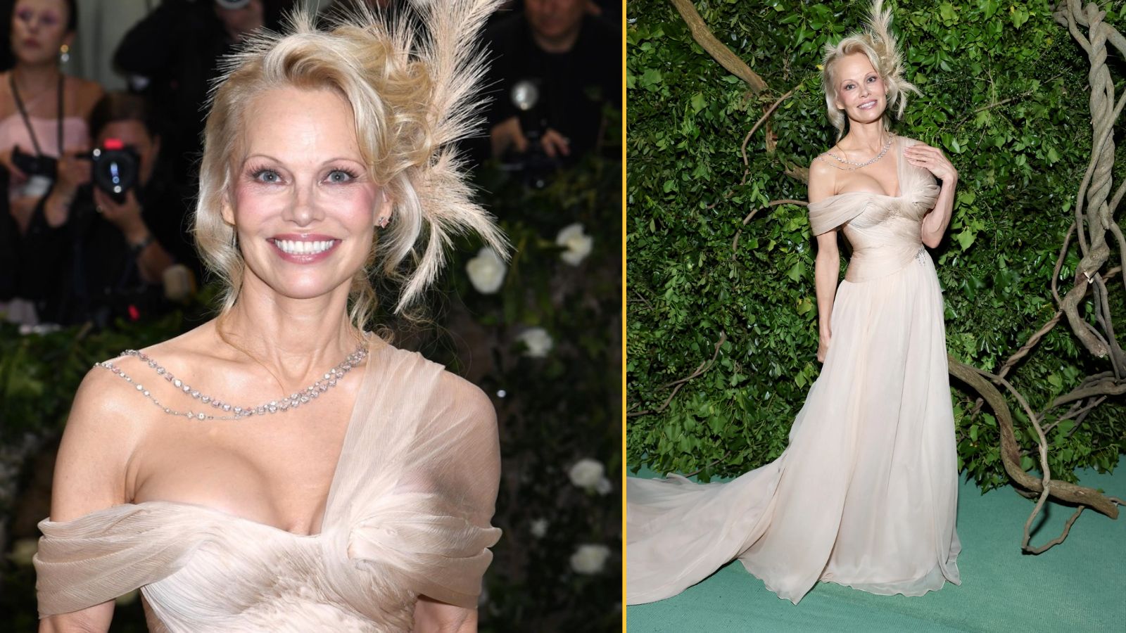 Jako princezna! Pamela Anderson na Met Gala oslnila snad každého