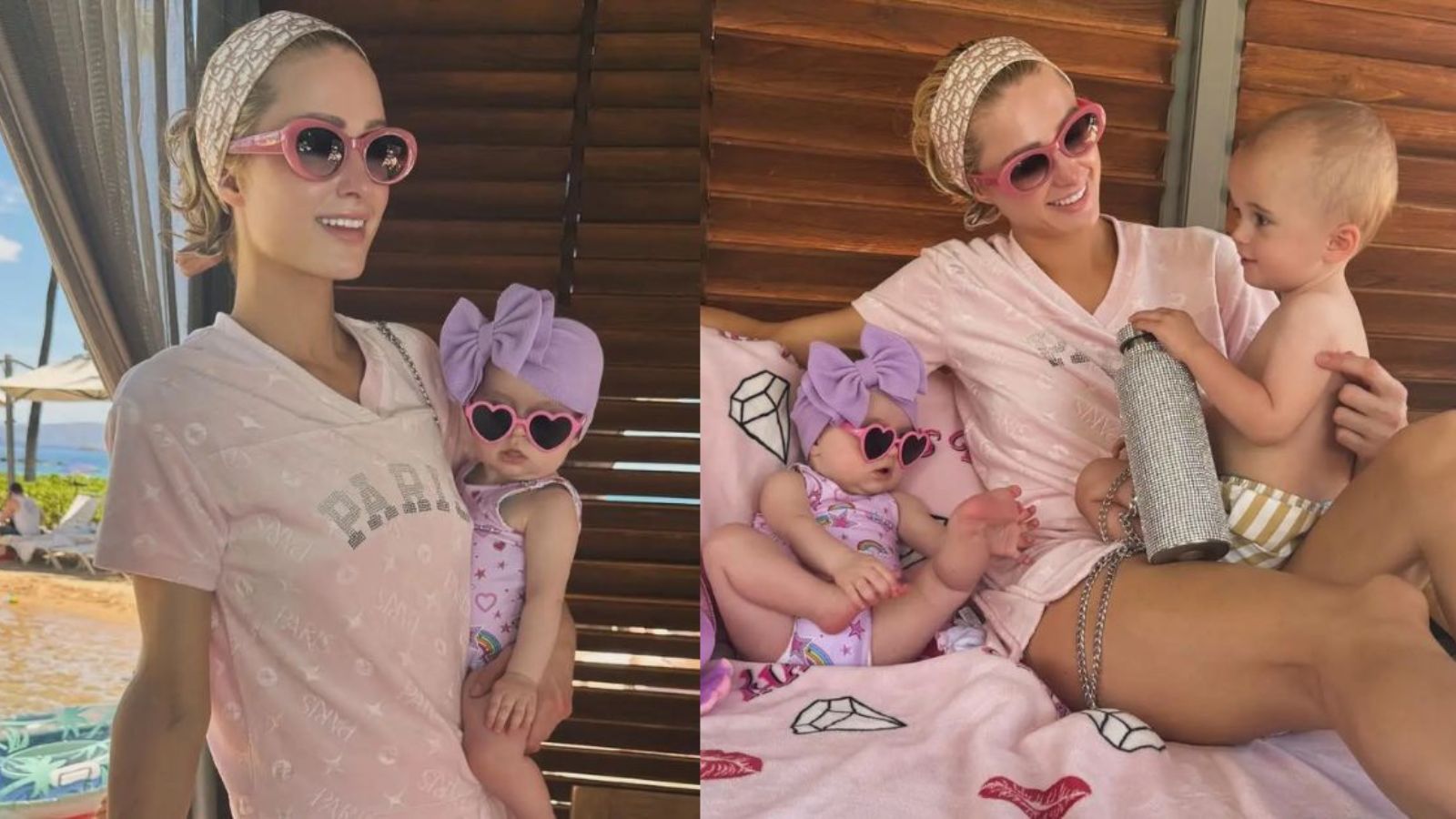 Sladěné na Havaji! Paris Hilton na&nbsp;dovolené ukázala šestiměsíční dceru