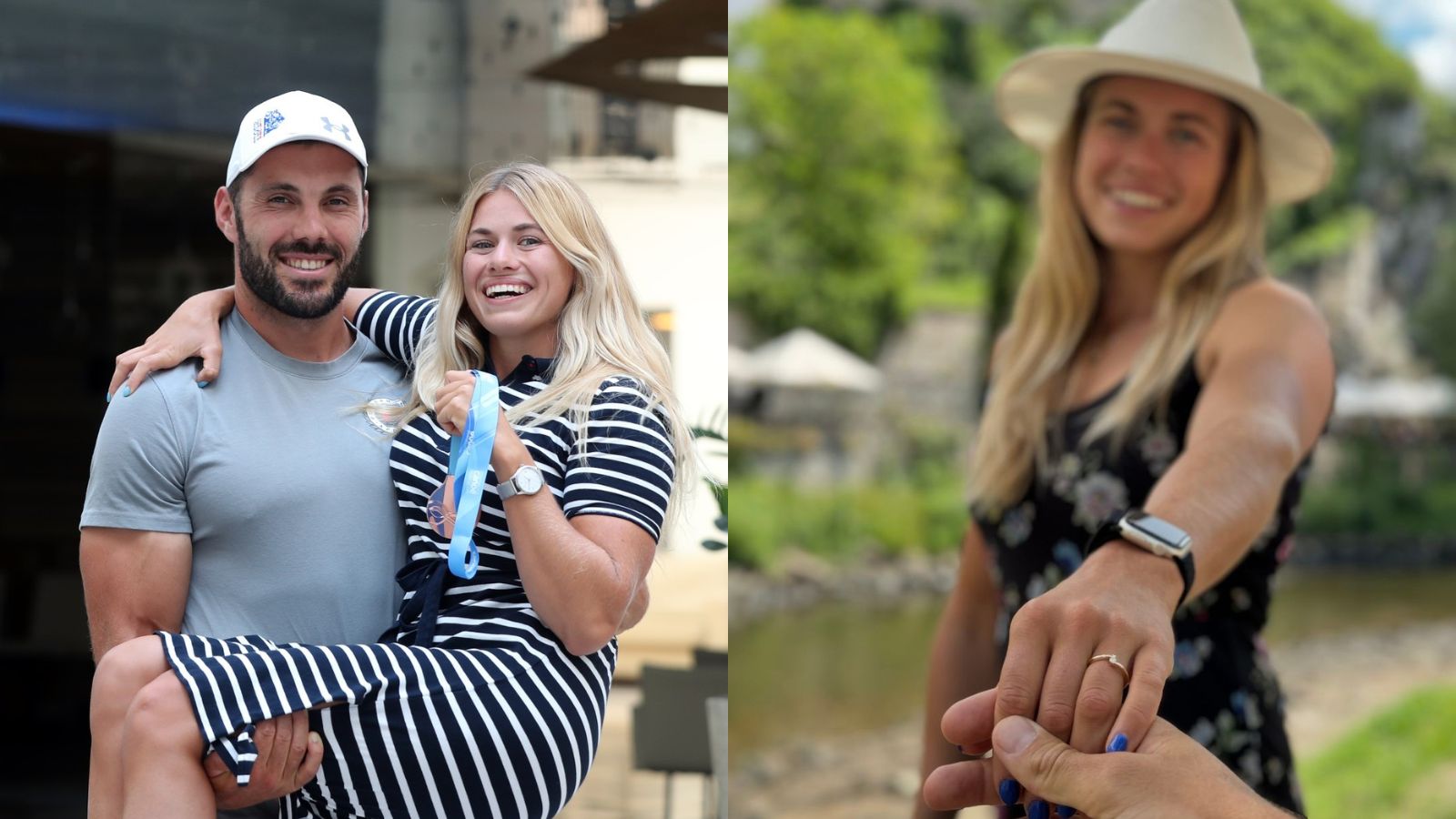Olympionik Josef Dostál požádal partnerku Anežku Paloudovou o ruku
