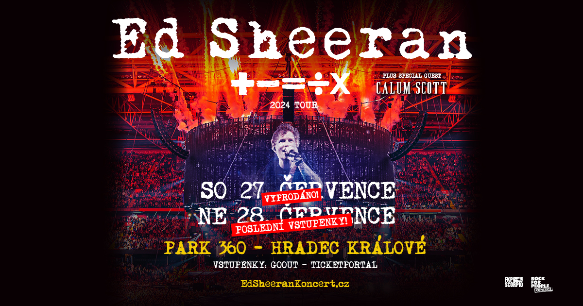 Frekvence 1 vás dostane na&nbsp;druhý přidaný koncert Eda Sheerana!