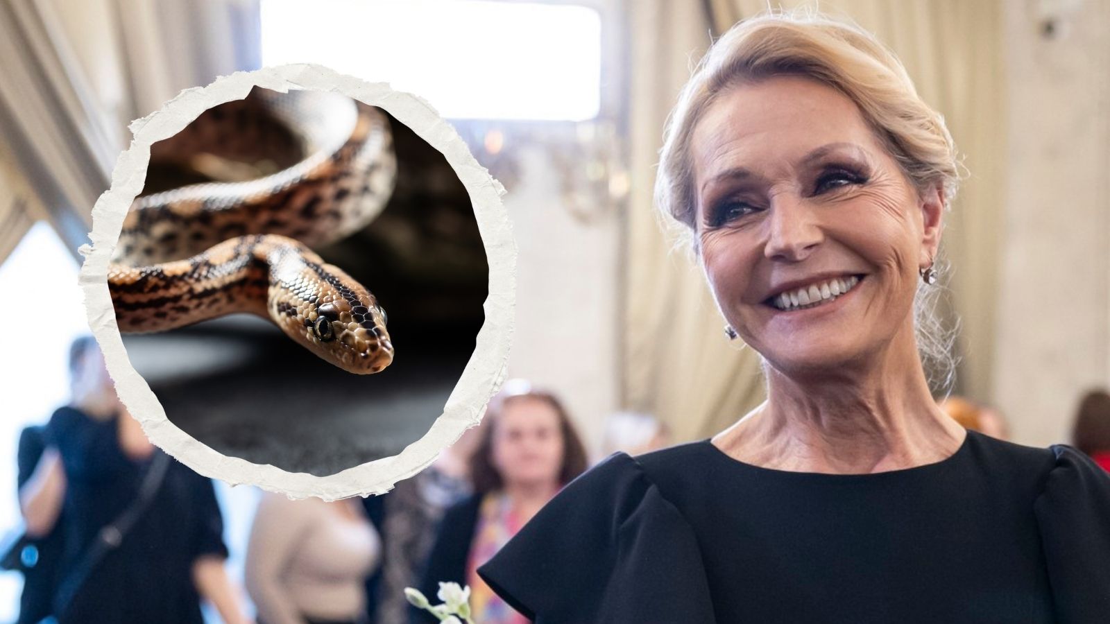 Po zmiji přichází užovka: Helena Vondráčková opět čelí hadům