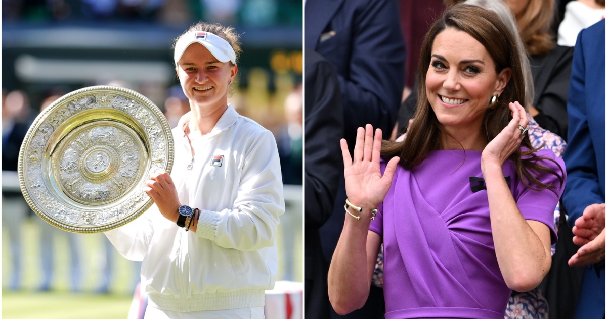 Pohádkové setkání! Tenistka Krejčíková se potkala s&nbsp;princeznou Kate i&nbsp;malou Charlotte