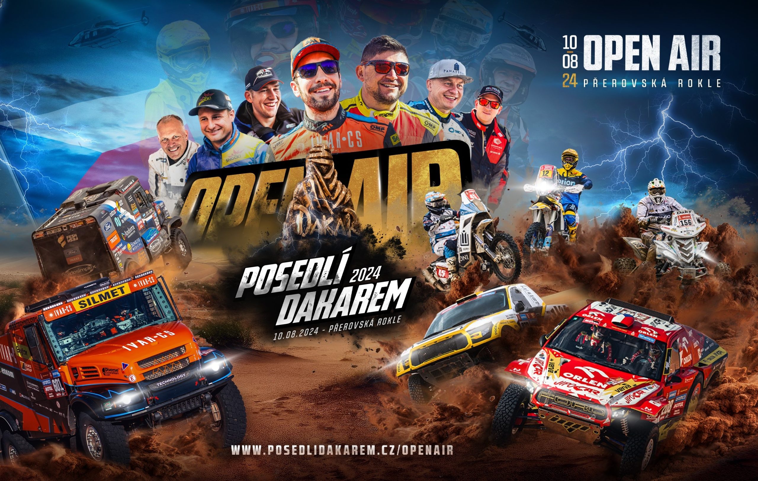 Vyhrajte vstupenky na&nbsp;akci Posedlí Dakarem Open Air a&nbsp;svezení v&nbsp;dakarském závodním speciálu!