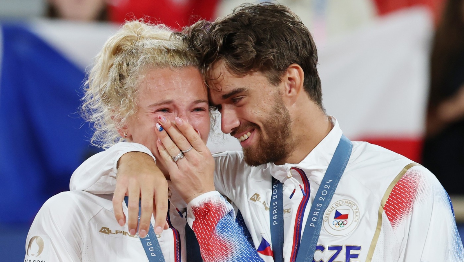 Tenisová láska? Zlatí olympionici Siniaková a&nbsp;Macháč prozradili, jak to mají