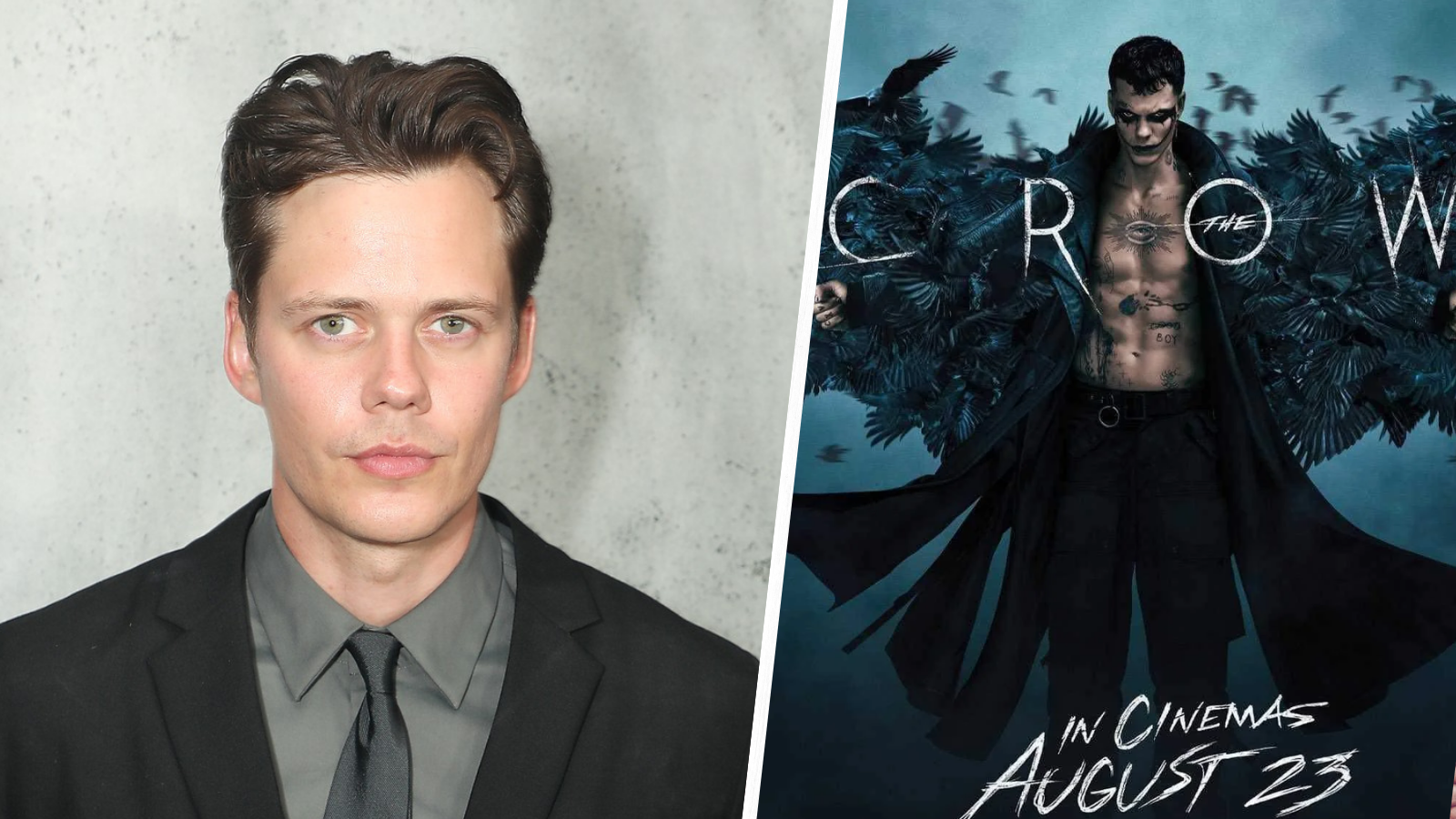 Syrové maso, vejce a&nbsp;žádný cukr: Bill Skarsgård kvůli roli ve filmu Vrána držel šílenou dietu