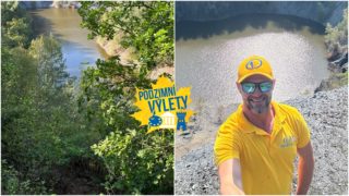 Podzimní tipy na&nbsp;výlety: Z&nbsp;kolébky chemického průmyslu vznikla památka v&nbsp;podobě Červeného jezírka