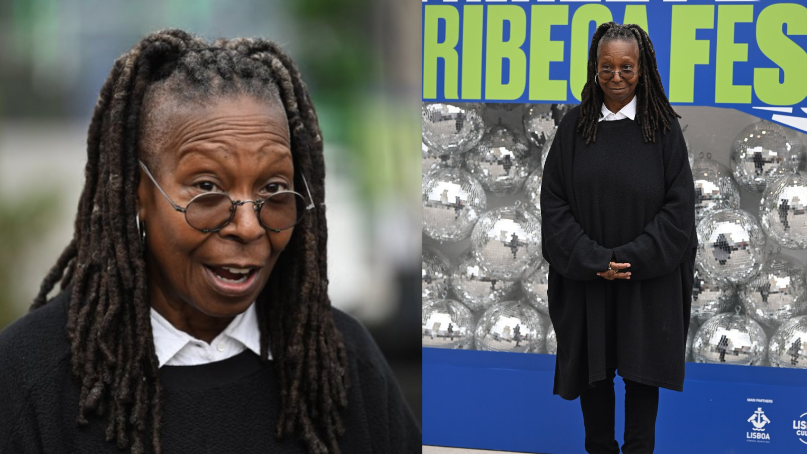 Šokující proměna Whoopi Goldberg: Zhubla a ohromila na filmovém festivalu v Lisabonu
