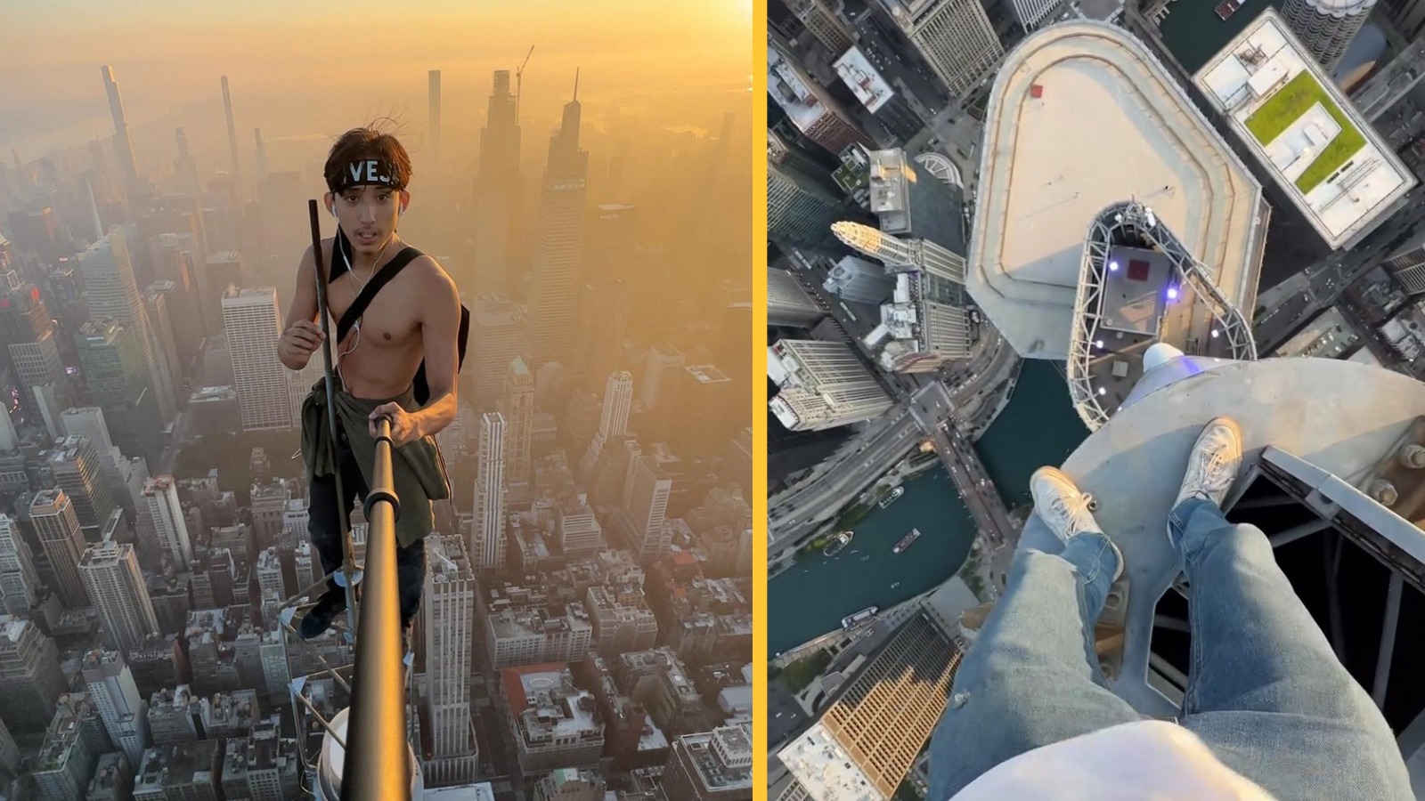 Blázen nebo hrdina? Influencer vyšplhal na Trump Tower a sdílel děsivé záběry