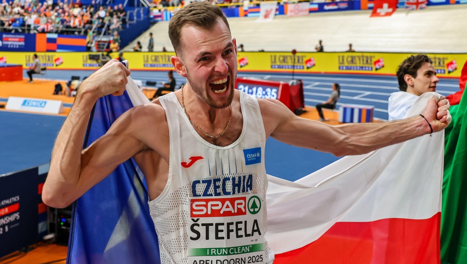Skvělý Štefela! Výškař vybojoval překvapivé stříbro na halovém ME